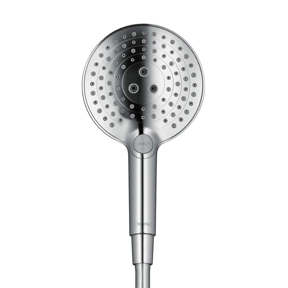 Raindance Select S Low Flow 5-inch Handheld Shower Head Modern 3 -Spray PowderRain, Rain, Whirl 26036821