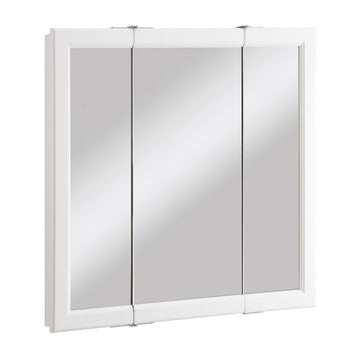 Wyndham Tri-View Medicine Cabinet, 30", White