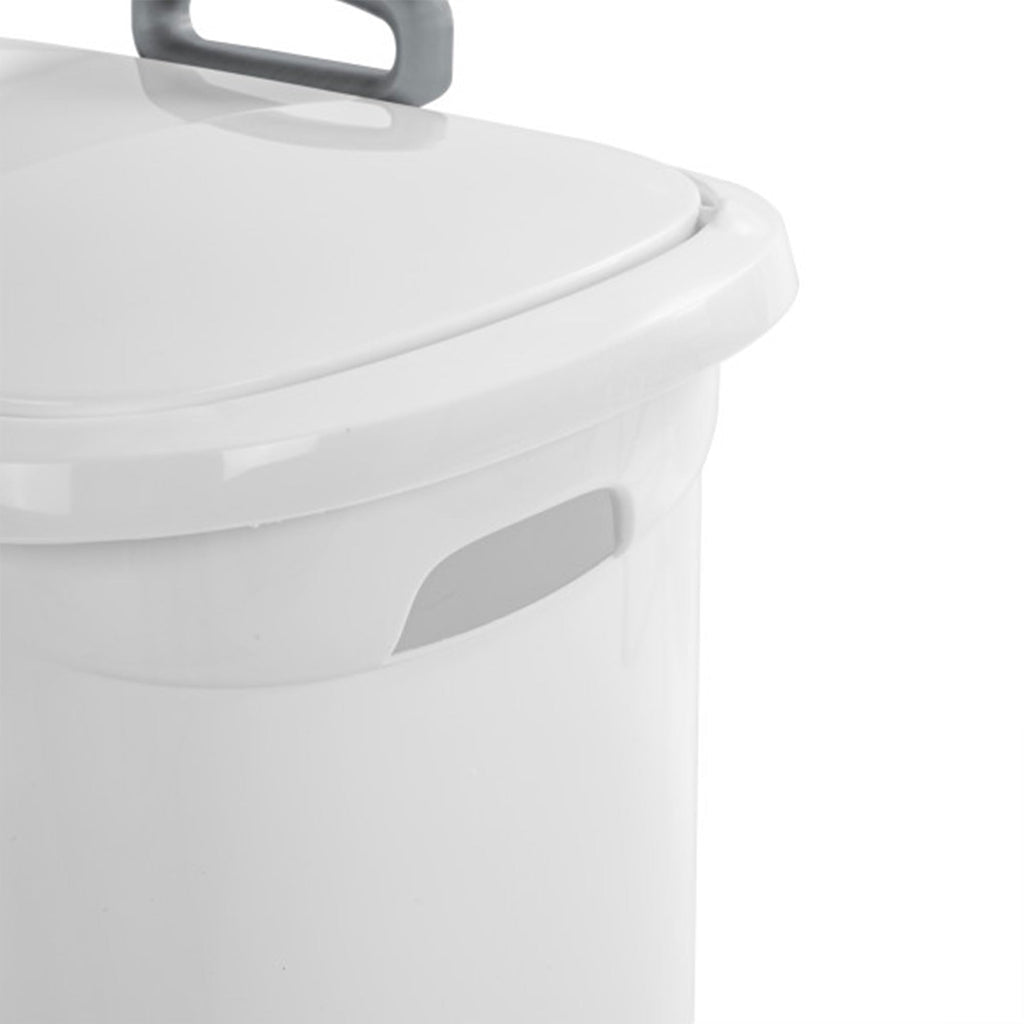Ultra Wheeled Hamper, Laundry Basket w/Flip-Top Lid, 6-Pack