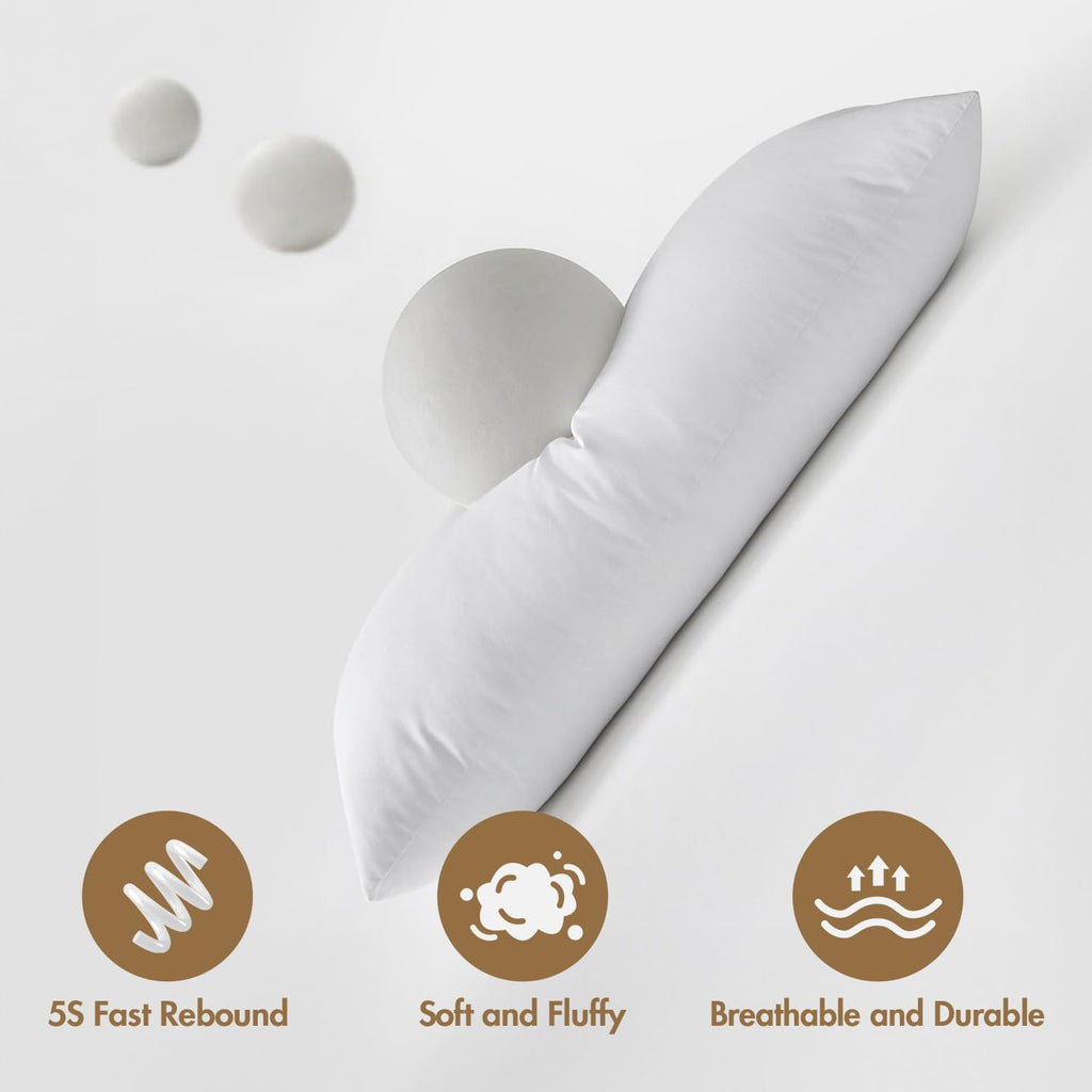 14x36 Inch Synthetic Down Alternative Lumbar Pillow Insert