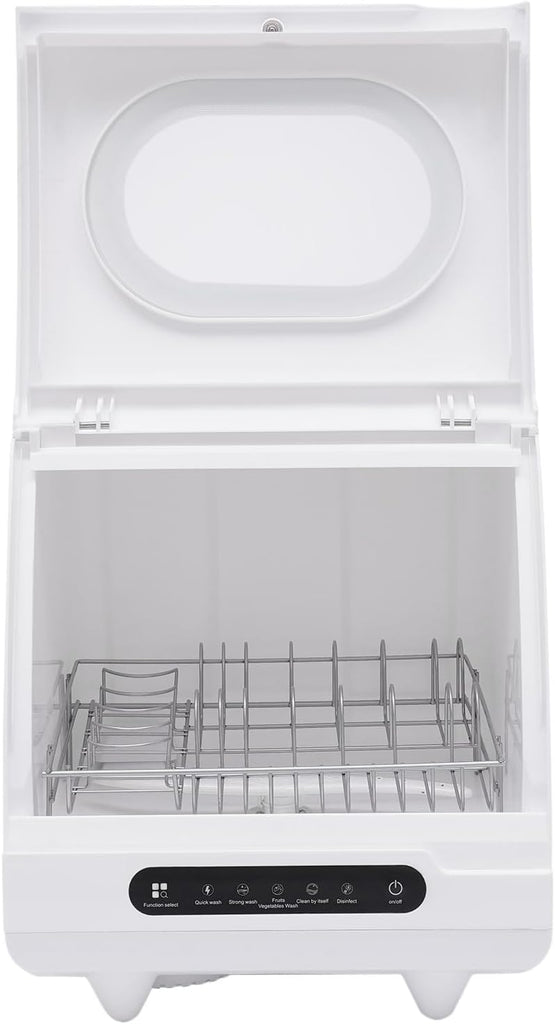 Portable Countertop Dishwashers, 800W Automatic Compact Dishwasher Mini Countertop Dishwasher with 5 Washing Programs