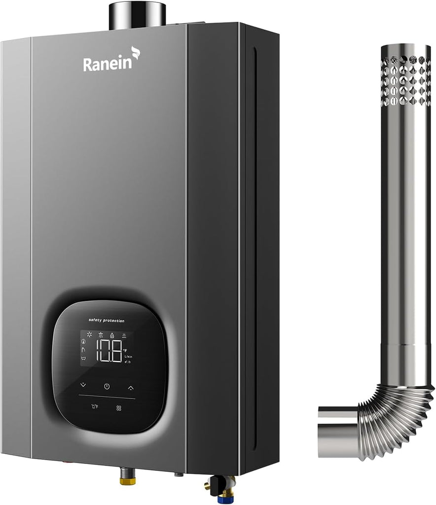 Propane Gas Tankless Water Heater, Indoor Max 4.3 GPM, 100, 000 BTU Instant Hot Water Heater