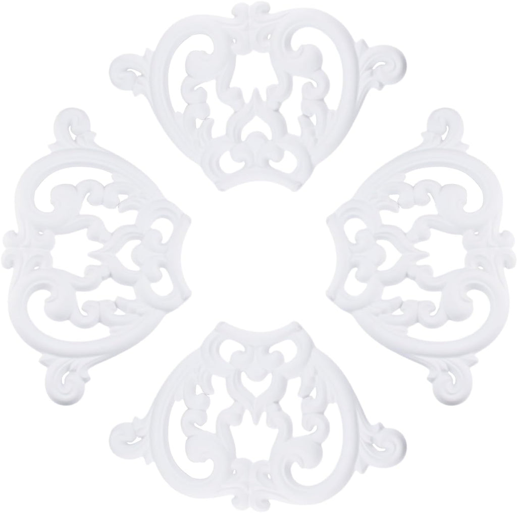 1PCS PU Ceiling Medallion Decorative Ceiling Fan Medallion White Round Home Lighting Living Room Ais