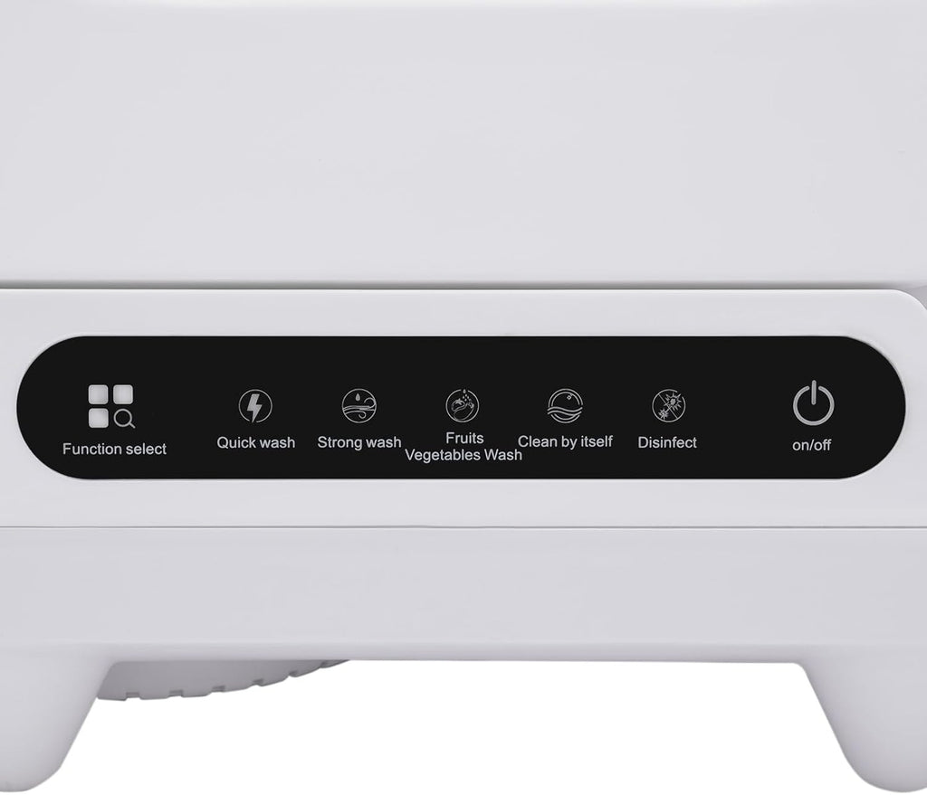 1200W Compact Countertop Dishwasher, 6 Place Settings Portable Dishwasher for Apartment RV