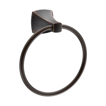 Hand Towel Holder Oil Rubbed Bronze Towel Ring Stainless Steel and Zinc Alloy Towel Hanger Wall Mount for Bath