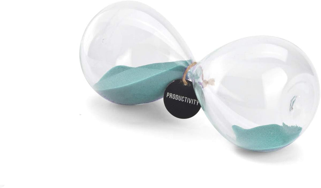 Hourglass Sand Timers - Biloba Hourglass Sand Timer Inspired Glass/Home, Desk, Office Decor