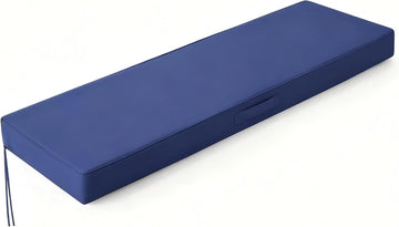 Outdoor Bench Cushion Waterproof, 48x18x3 Inch, Navy Blue