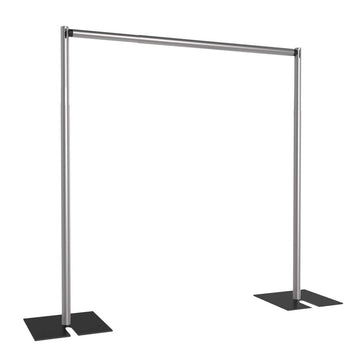 (8' Tall x 10' Wide Kit) Pipe and Drape Backdrop Kit for Event Decoration, Backdrops, Photobooths, Tradeshow