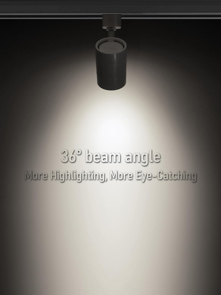 Studio Series 8.5W H Track Lighting Heads, 4000K, White