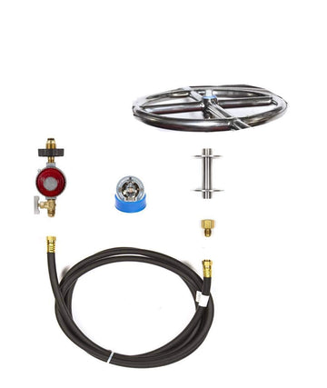 EasyFirePits CK Kit Basic DIY Build Your Own Propane Fire Pit Kit w/o Burner (Ring Burner, 6.00)