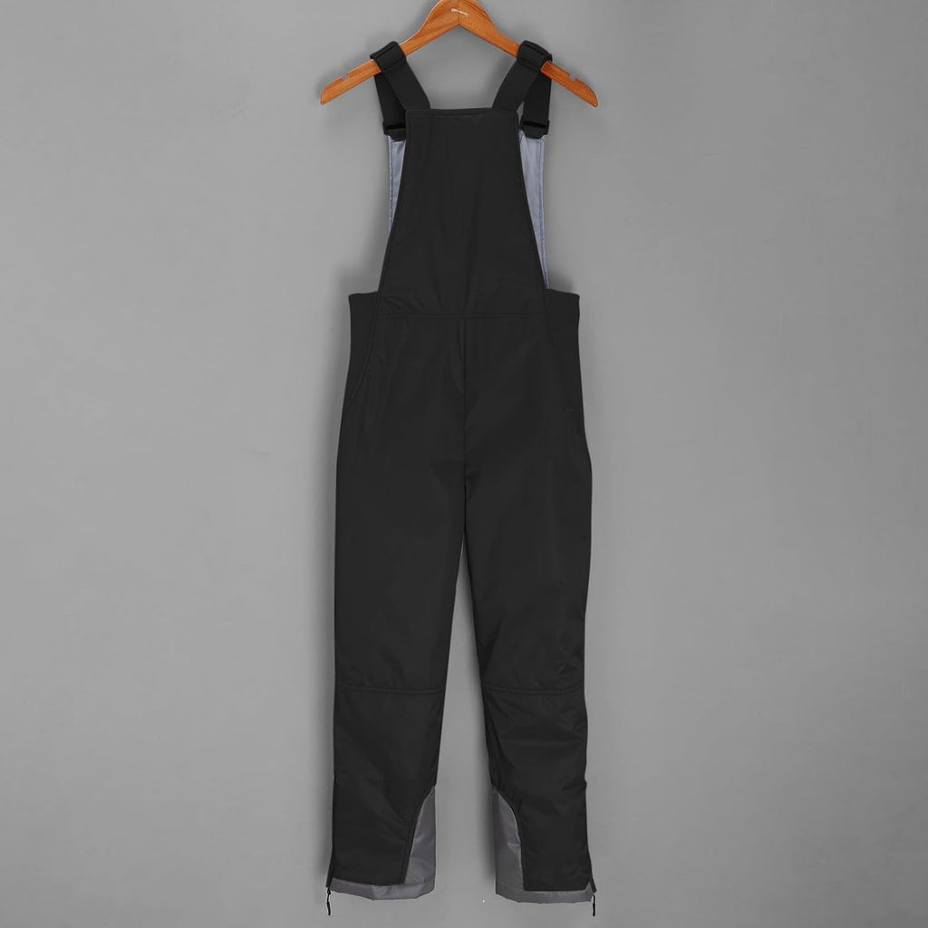 Kids Snow Bib Insulated Ski Pants Puffy Snowboard Overalls Zipper Snowsuit