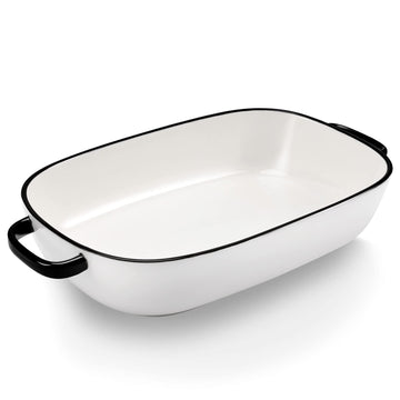 6 Quart Large Rectangular Baking Dish, 16x11 Inches Ceramic Baking Pan Casserole Dish for Cooking, Kitchen and Daily