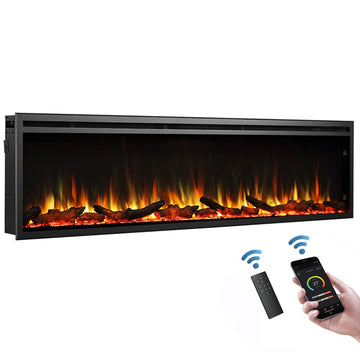 LegendFlame Austin Build in Electric Fireplace 72"