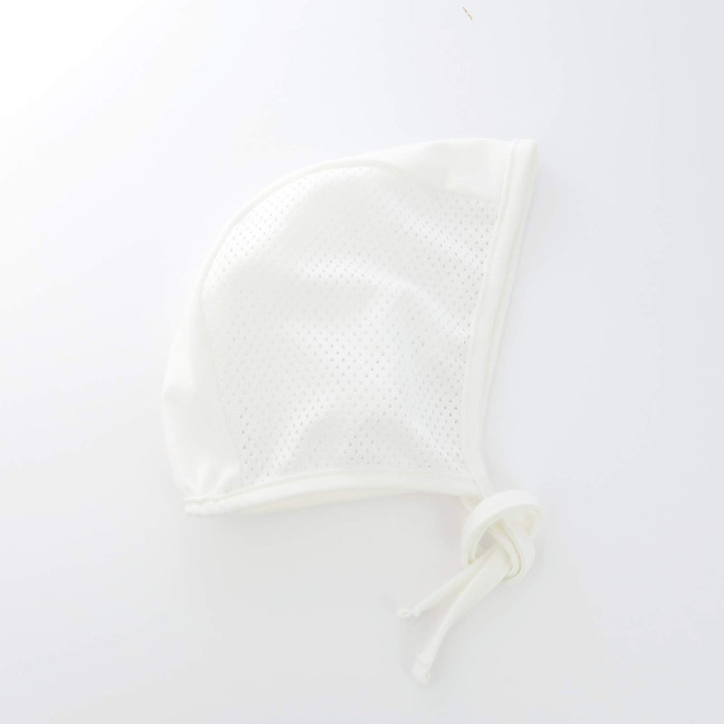 Baby Bonnet Breathable Mesh Pilot Cap - Pink & White, L