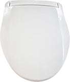 Elongated Smart Toilet Seat with Automatic Lid and Seat Opening, Hands-Free Operation, LED Night Light