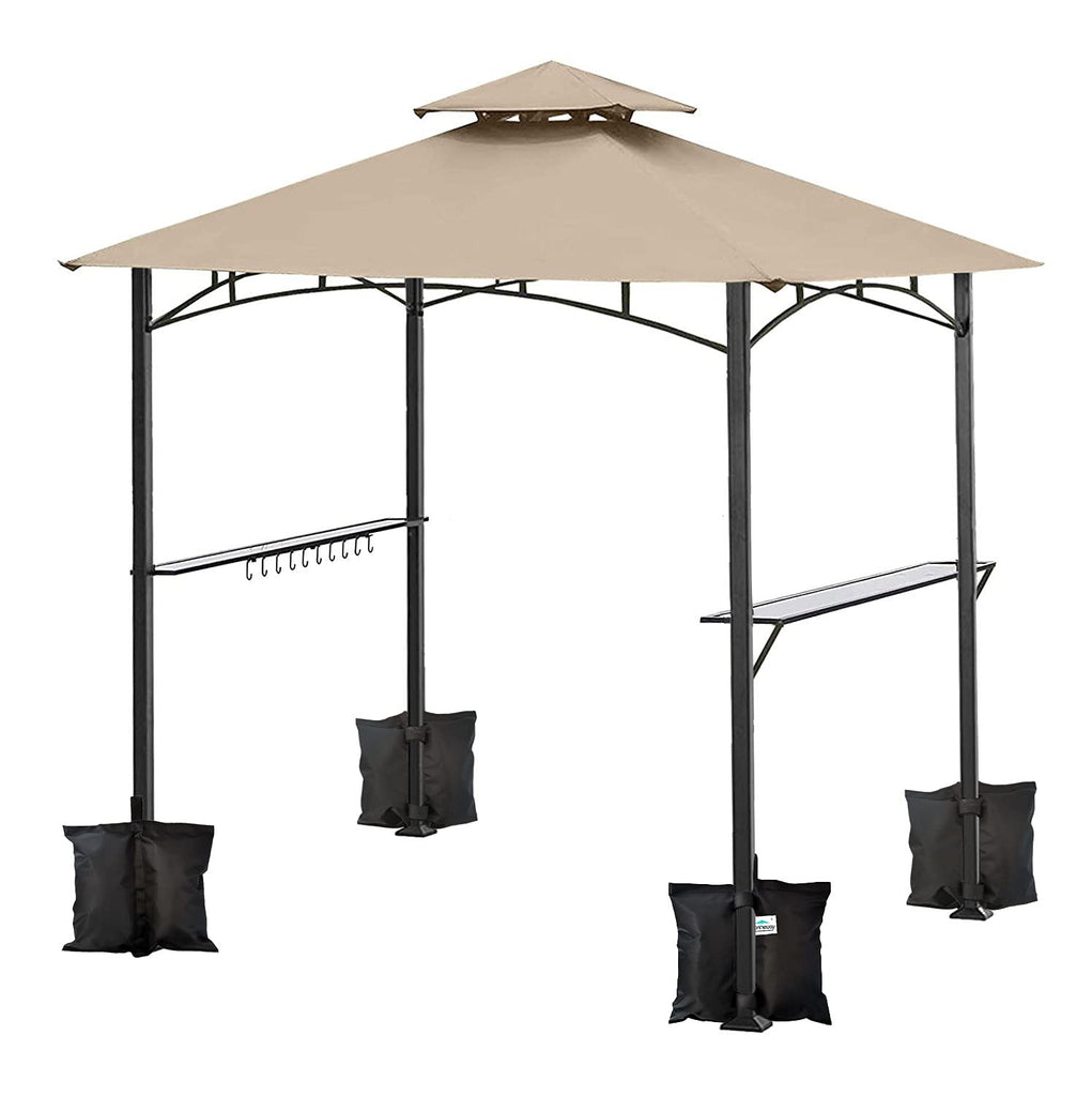 Sand Bags for Canopy Tent, Heavy Duty Weights Sandbags, 4pcs-Pack (Black)