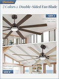 Fanbulous 84 Inch Oil Rubbed Bronze Ceiling Fan - Image 2