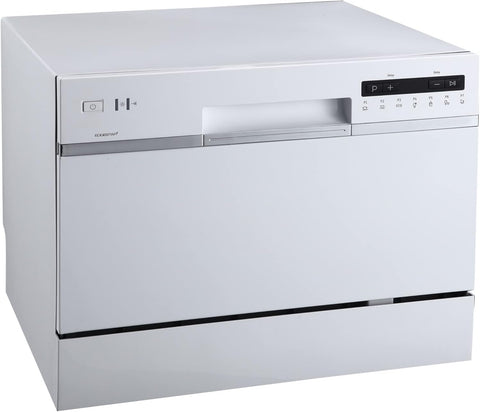 DWP62WH 6 Place Setting Portable Countertop Dishwasher - White