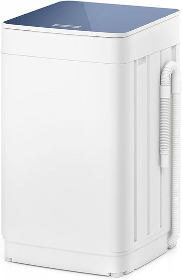 Portable Washing Machine, 2.0 cu.ft Capacity Fully Automatic Washer with Drain Pump, 7 Programs, 4 Water Levels