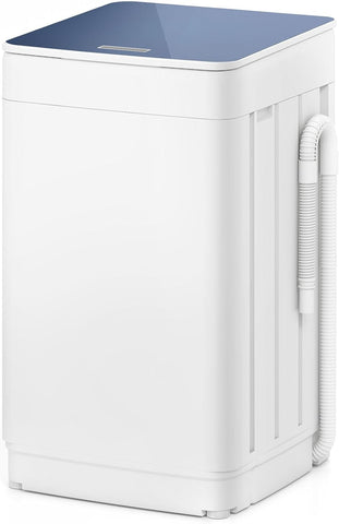 Portable Washing Machine, 2.0 cu.ft Capacity Fully Automatic Washer with Drain Pump, 7 Programs, 4 Water Levels