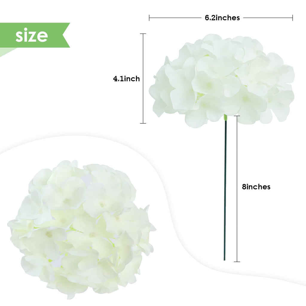 60 PCS Cream White Artificial Bulk Fake