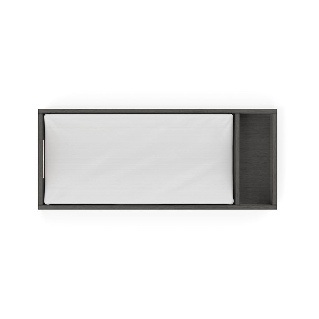 Universal Changing Table Toppers, Attach to Dresser for Diapering Surface (Midnight Gray)