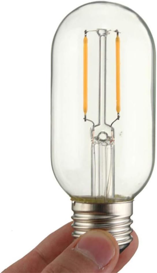 T45 LED Vintage Edison Bulbs T45 2W LED Filament Bulb T14/T45 LED Tubular Light Bulb Decorative
