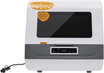 1200W Portable Dishwasher, 110V Compact Dish Washing Machine RV Dishwasher with Large Capacity Air D