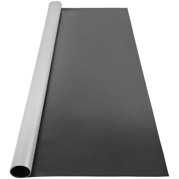 Dance Floor 6.6x11.8ft, Portable Dance Floor Roll 0.06in Thick PVC Vinyl Dance Mat Black/Grey Reversible Marley Dance