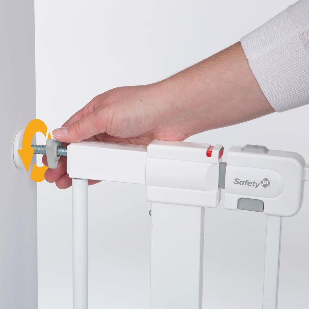 Extra Wide Baby Gate with Door: Premium Child Safety, Extra Tall Gate for Doorways, Dog Gates, Easy Installation, 36"