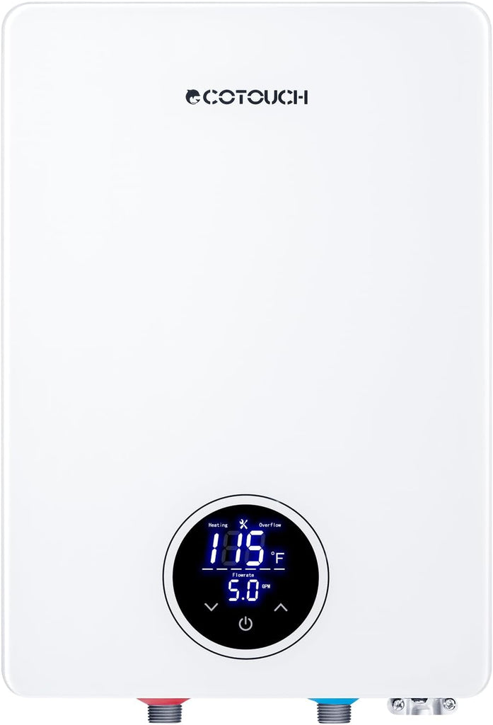 Tankless Water Heater, ECOTOUCH 27kW 240V Water Heater Electric Hot Water Heaters