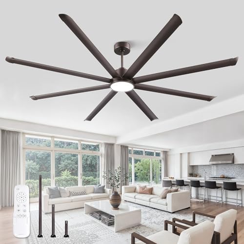 ZMISHIBO 96 Inch Oil Bronze Ceiling Fan
