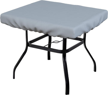 Square Table Top Cover, 18 Oz Heavy Duty Waterproof UV & Weather Resistant Patio Table Cover, Outdoor Table Cover