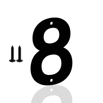 16 Inch Metal House Numbers Letters, Black House Address Numbers for Outside, Modern Metal Address Number Letters s