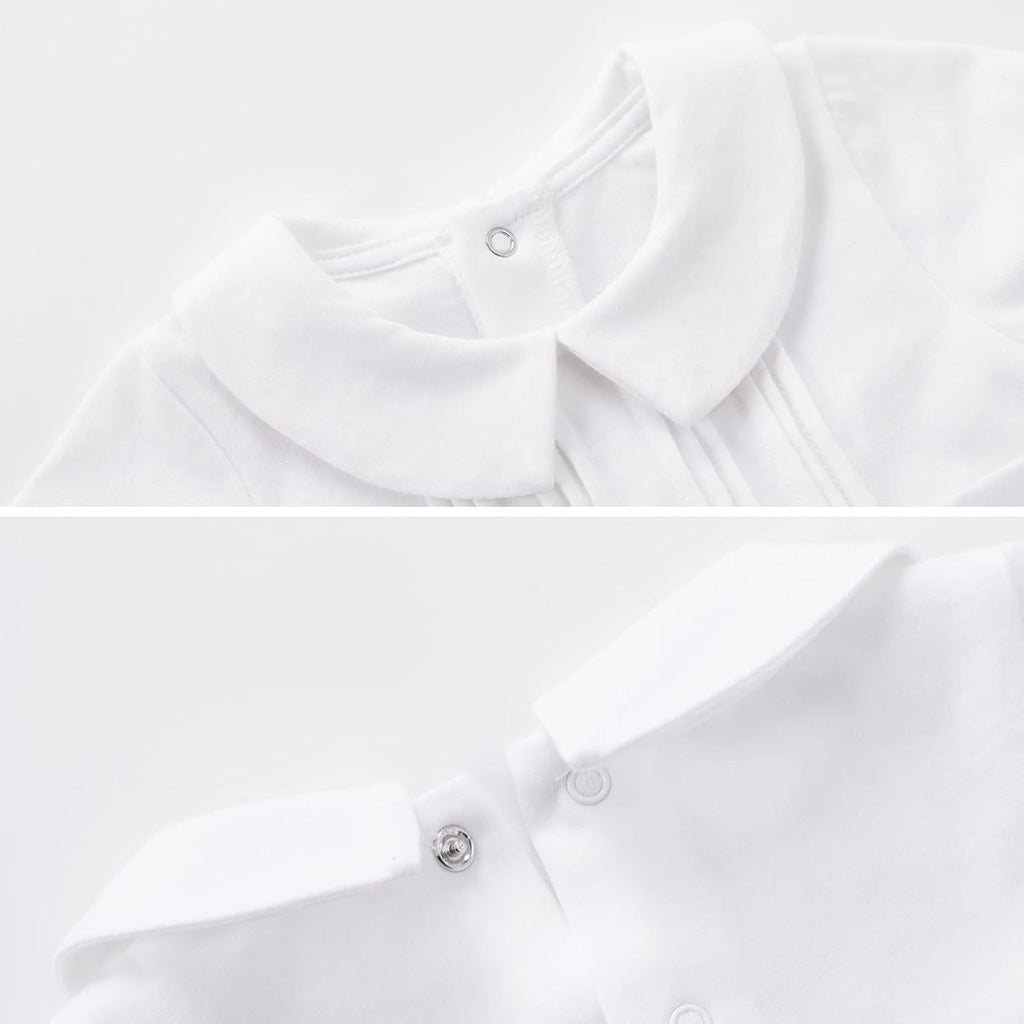 Baby Boy Baptism Outfit Cotton Romper
