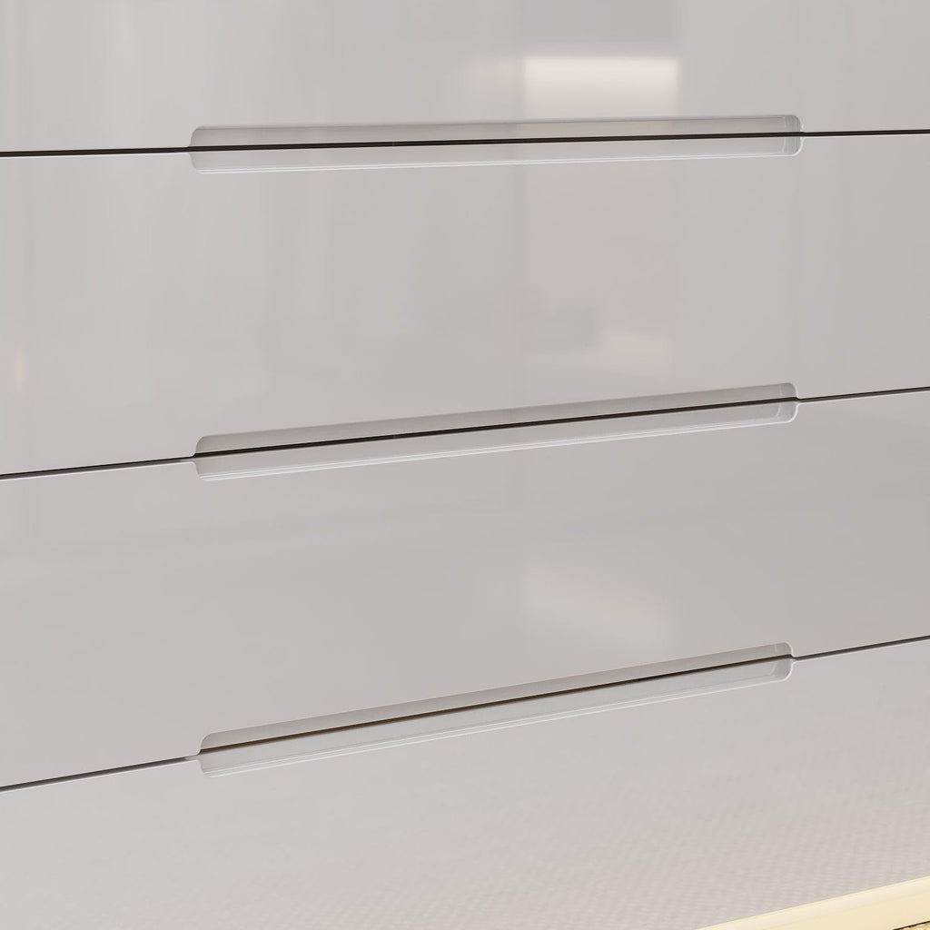 Armoire Bedroom Island Wardrobe Closet Island with 16 Drawers & Glass Tabletop, Island Dresser with Jewelry