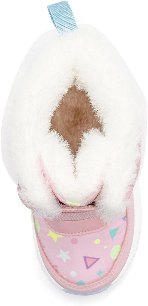 Toddler Winter Snow Boots Waterproof Faux Fur Non-Slip Boys Girls