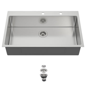 36 Inch Drop In 36"x22" Topmount Sink