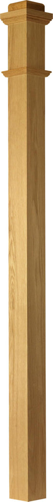 4075 Poplar Plain Box Newel Post