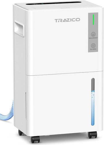 1500 Sq.ft Dehumidifier for Basement, 21 Pint Quiet Dehumidifiers for Home with Drain Hose, Smart Humidity Control