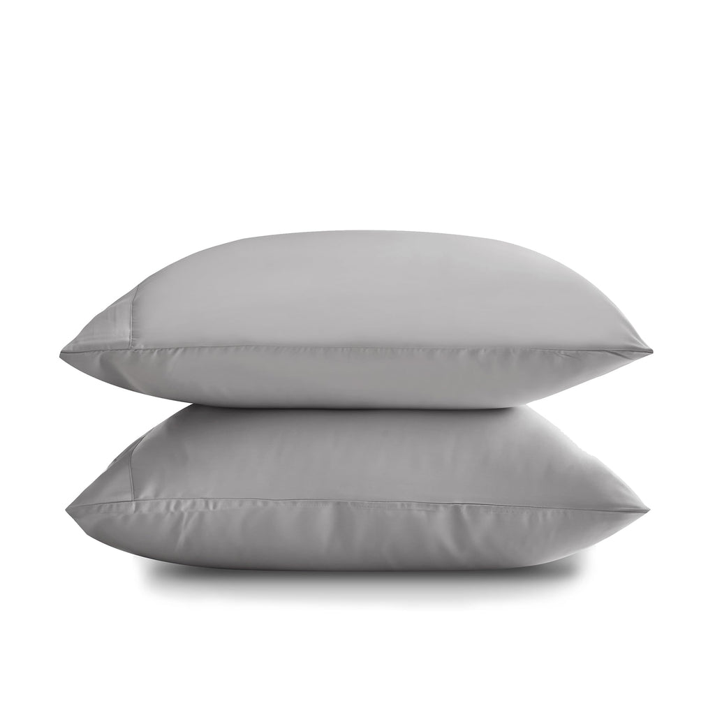 DOZ Pillowcase Set, 100% Viscose derived from Bamboo, Organically Grown, Buttery Soft, Silky, Breathable, Cooling