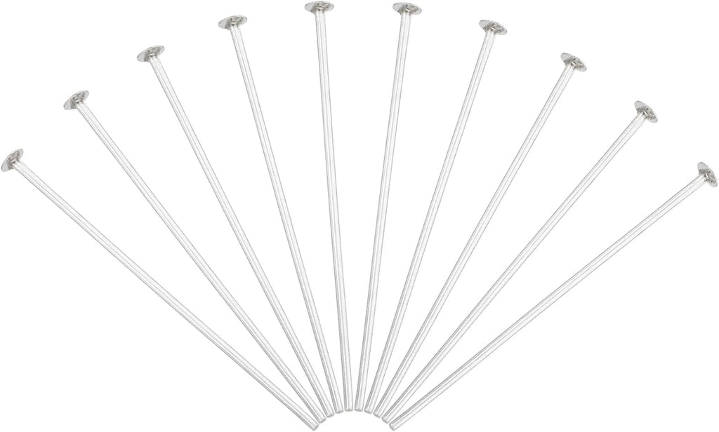 Chandelier Connector Clip Pins, 100 Pack 2.5mm OD x 50mm L Chandelier Replacement Prism Copper Pins for Fastening