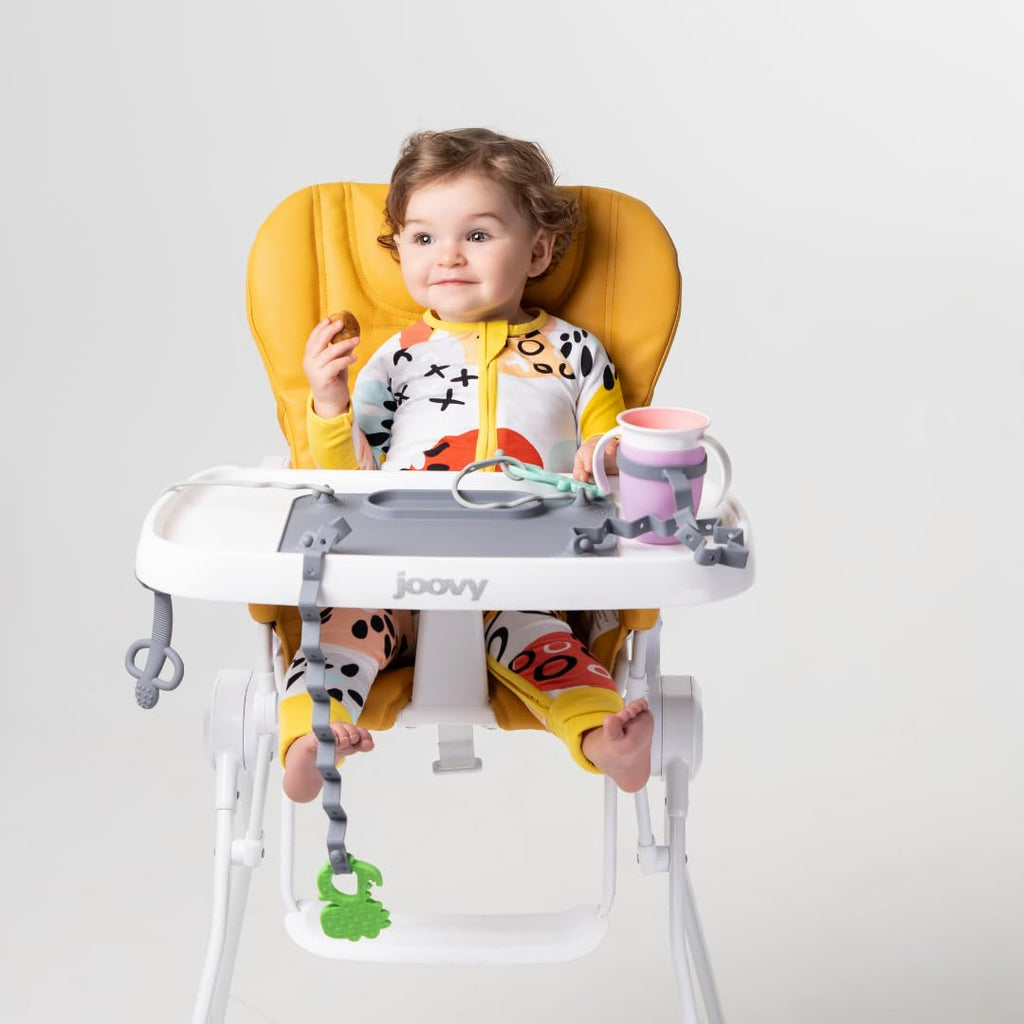 Essentials Bundle New Parent Starter Kit with Placemat (Pewter)