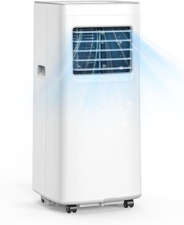 Portable Air Conditioners, 3-in-1 8500 BTU Cooling Unit with Fan & Dehumidifier for Room, Quiet Operation
