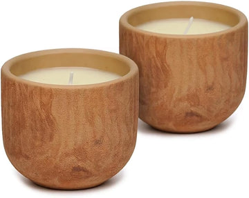 Floral Ceramic Candle Set 8 oz Aromatherapy Scented Jar Candles Long Lasting Fragrance Decorative Home Bedroom