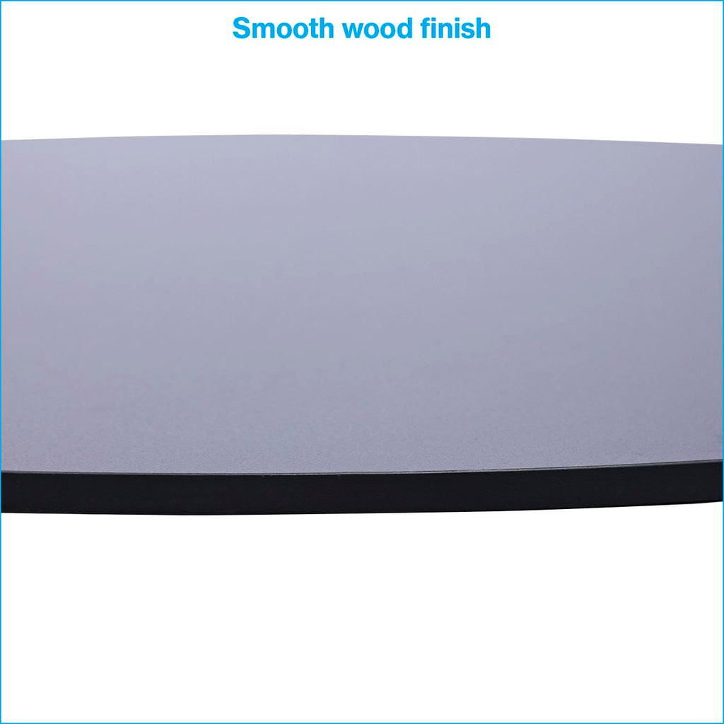 Round Black Wood Clothing Rack Topper (30 in Diameter)