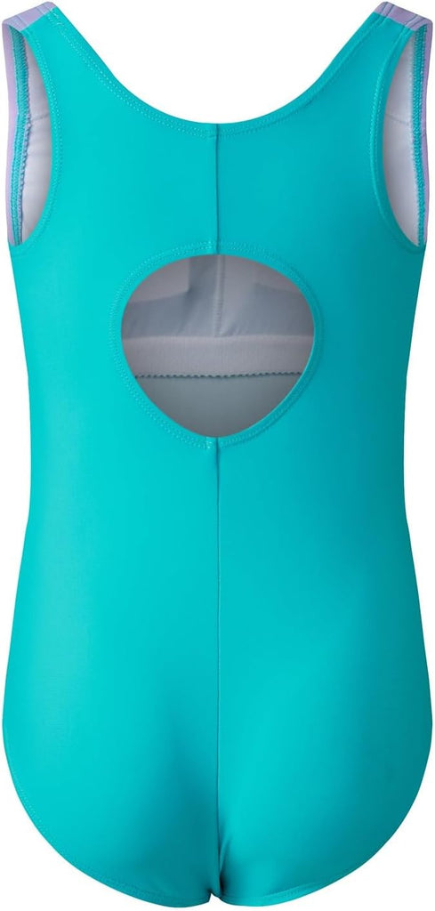 Tween Girls One Piece Swimsuit Colorblock Bathing Suit