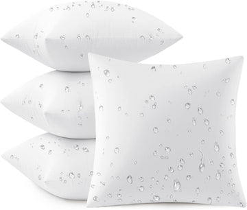 Outdoor Pillow Inserts 18x18 - Set of 4