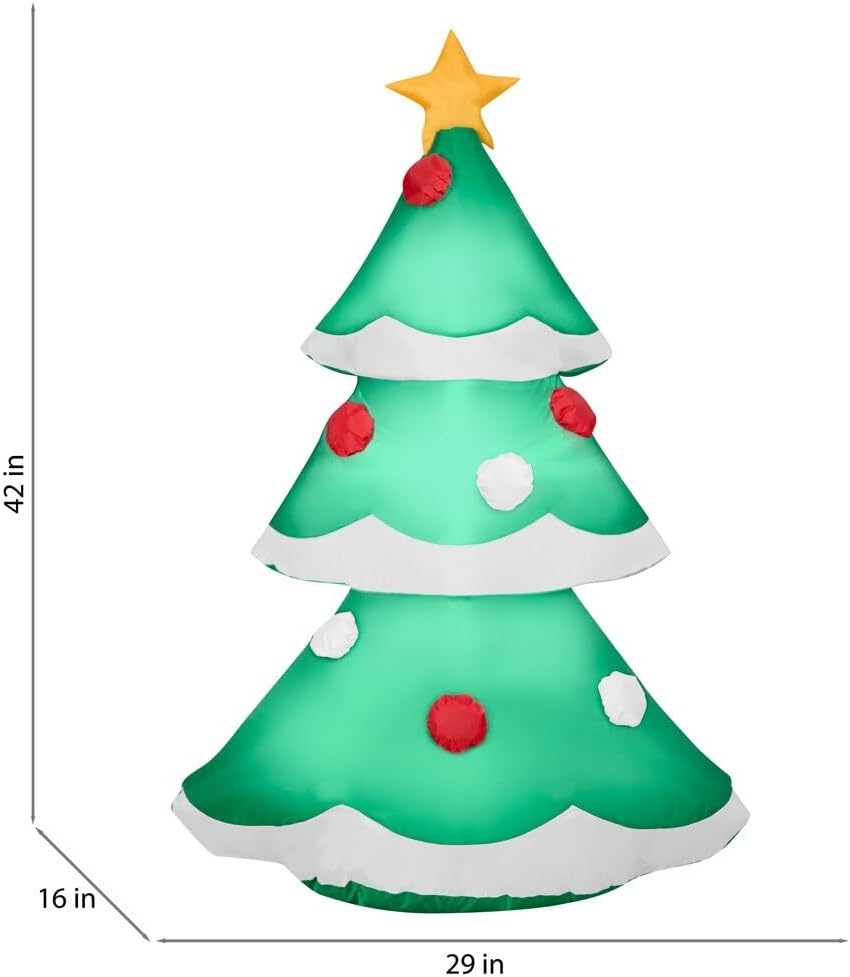 Holiday Living 3.5-FT Tall Lighted Christmas Tree Christmas Inflatable