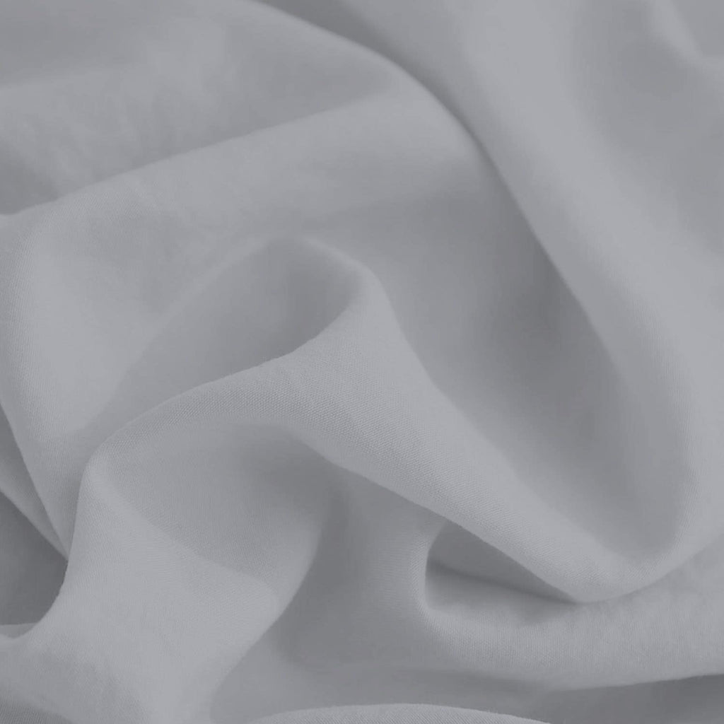 Luxurious 3 Piece Double Ruffle Duvet Cover with Zipper Closure, 100% Egyptian Cotton, 1000 Thread Cotton (Super King